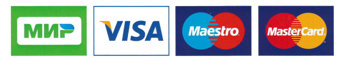 МИР, Visa, Maestro и MasterCard