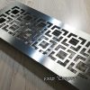 Решетка с рисунком из нержавеющей стали