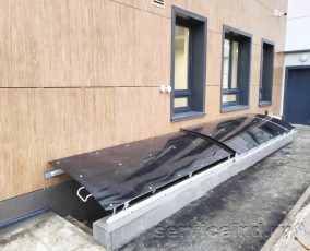 Сдвижные приямки вход в подвал