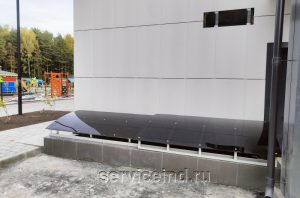 Навес приямка сдвижной вход в подвал