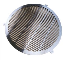 Решетка круглая нержавеющая с перфорацией
