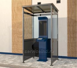 Навес для кассы паркомата 1000х1200м